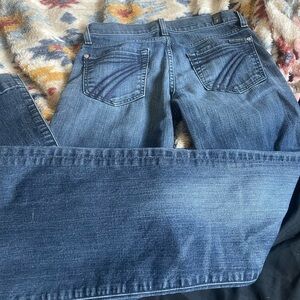 7FAMk dojos 
Low waisted 
Size 25/33 
No rips or tears 
Worn 3 times 
$100